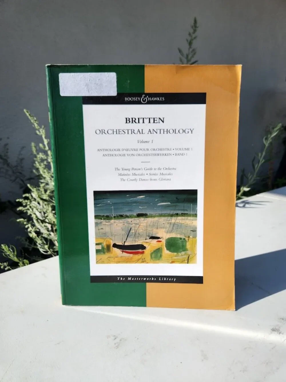 Britten Orchestral Anthology Volume 1 Boosey & Hawkes Masterworks Library Book